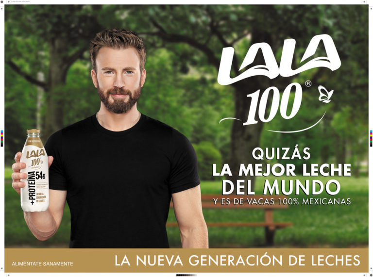 LALA 100 lanza su campaña con Chris Evans y Héroes de hoy