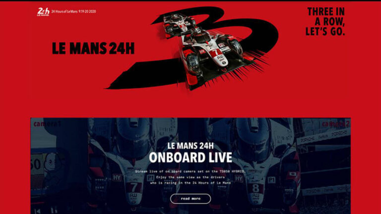 Toyota creó sitio web especial para Le Mans