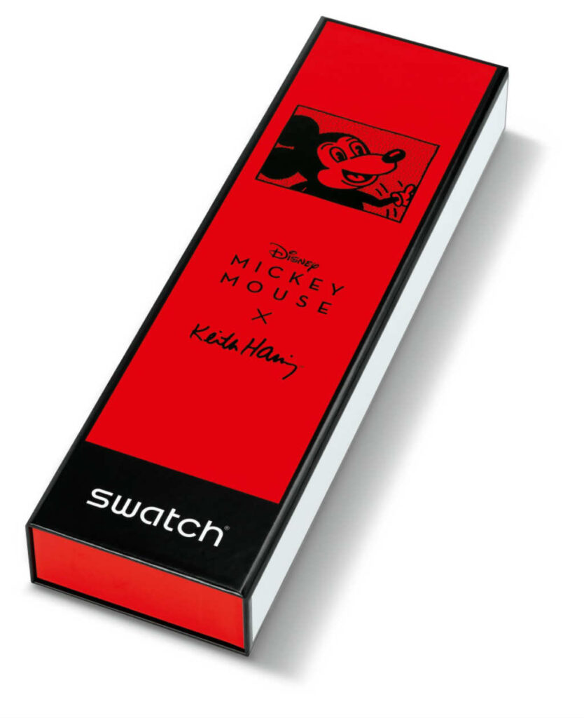 swatch mickey mouse keith haring