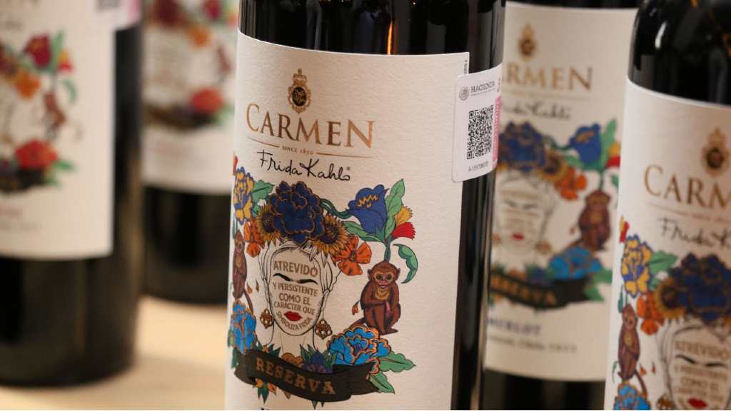 Vinos Viña Carmen en homenaje Frida Kahlo