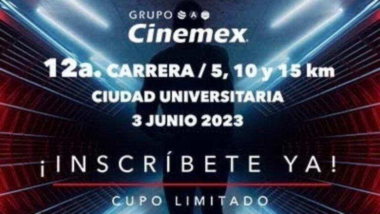 Vive la 12° Carrera Grupo Cinemex
